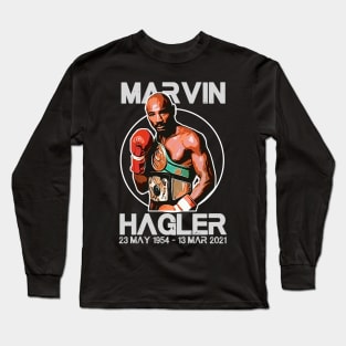 Marvin Hagler Legend Long Sleeve T-Shirt